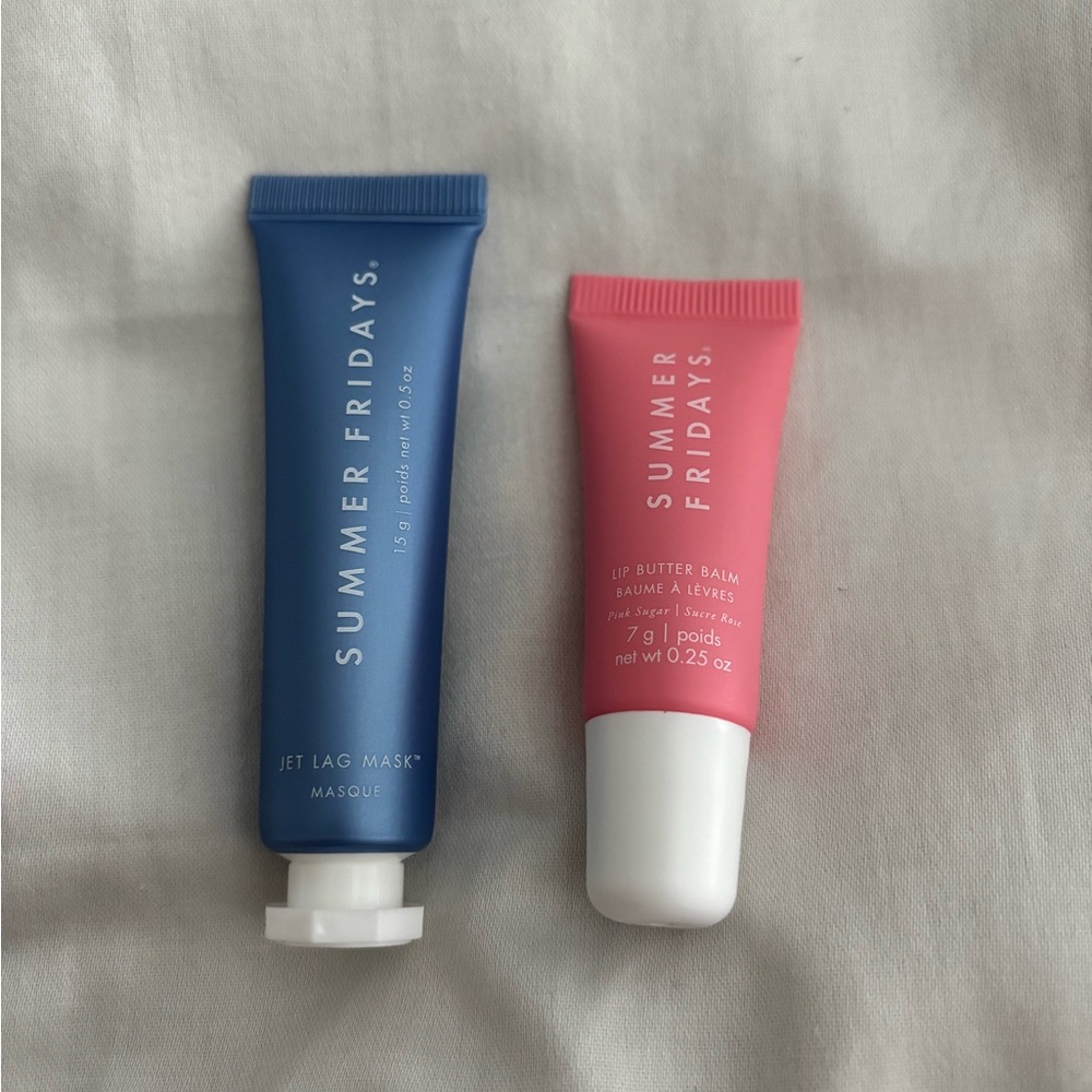 Summer Fridays Blue Mask and Pink Balm Duo